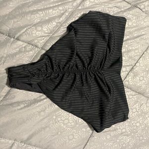 Toluca Swim Bottom - Gia Maxi Onyx Ribbed